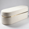 10 Best Large Ottomans - #1 Premium Leather Storage Coffee Table 产品摄影方案 (5)