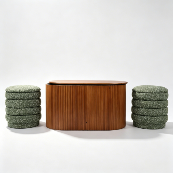 3 seater sofa with ottoman antique leather round luxury storage stool 3