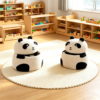 Animal Print Ottoman – Best Leopard Storage Stool 2026 卡通浣熊储物凳多场景展示 (6)
