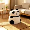 Animal Print Ottoman – Best Leopard Storage Stool 2026 卡通浣熊储物凳多场景展示 (3)