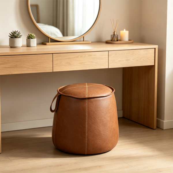 bean bag ottoman chair storage set