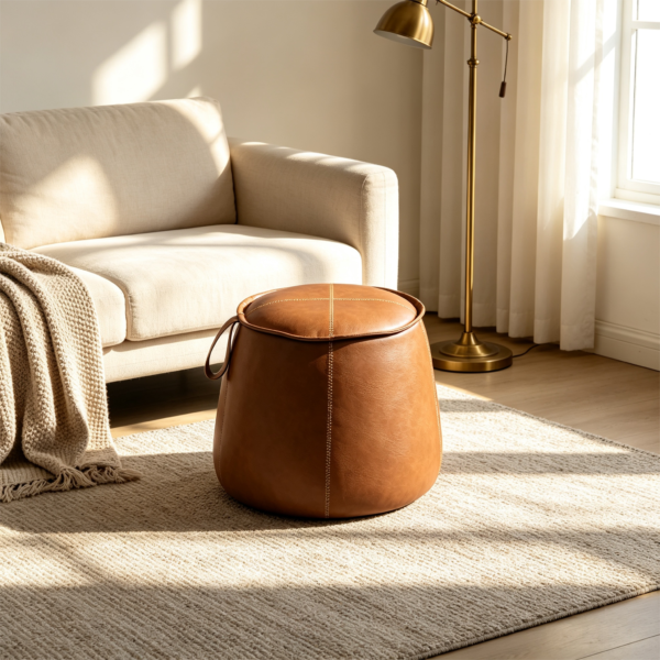 bean bag ottoman luxury chair storage set 2 piece combo 4