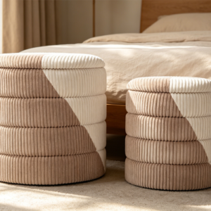 bedroom chair with ottoman