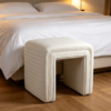 Best Cube Ottoman Slipcover 2026 – Premium Square Ottoman Cover | VICTOR U型软包凳场景与细节展示 (9)