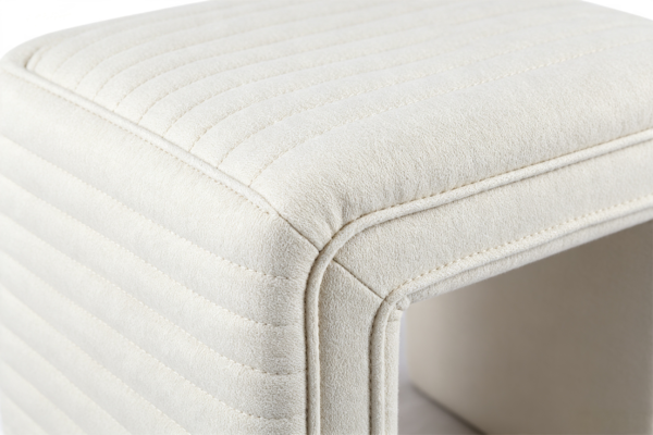 Best Cube Ottoman Slipcover 2026 – Premium Square Ottoman Cover | VICTOR U型软包凳场景与细节展示 (1)