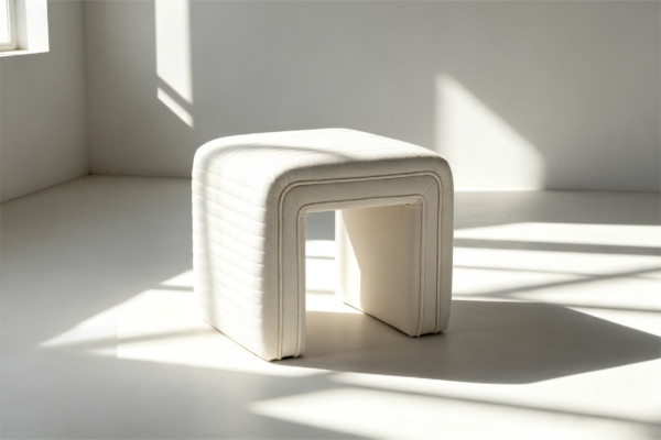 Best Cube Ottoman Slipcover 2026 – Premium Square Ottoman Cover | VICTOR U型软包凳场景与细节展示