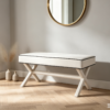 Best White Chair with Ottoman Set (2026) – Modern Storage Furniture 长凳产品图拍摄方案 (2)