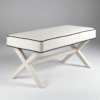 Best White Chair with Ottoman Set (2026) – Modern Storage Furniture 长凳产品图拍摄方案 (1)