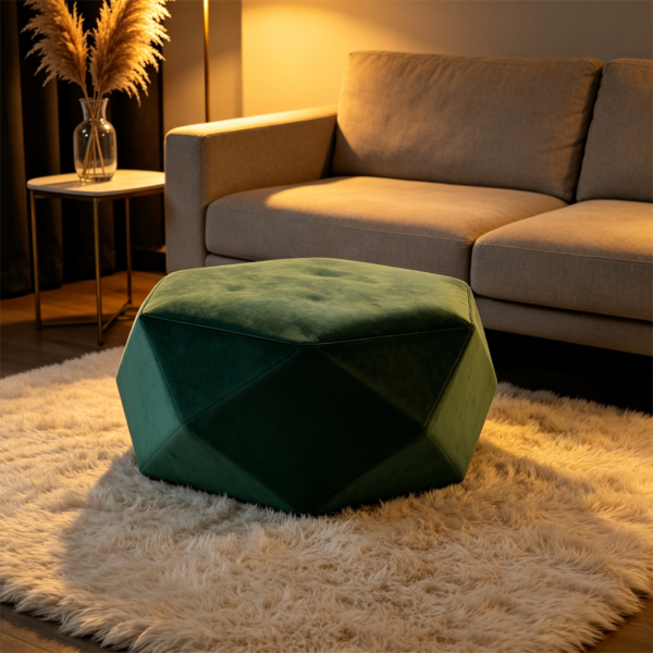 Big Ottoman Storage & Luxury Chair Set (2-Piece Combo) | Fuzhou Victor Furniture