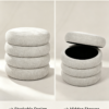 big pouf ottoman luxury chair storage set 2 piece combo 1 big pouf ottoman luxury chair storage set 2 piece combo 1