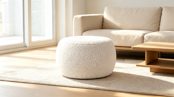 Big Round Leather Ottoman – Modern Storage Furniture (2026) | VICTOR 产品图片拍摄方案 (7)