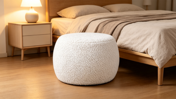 Big Round Leather Ottoman – Modern Storage Furniture (2026) | VICTOR 产品图片拍摄方案 (8)