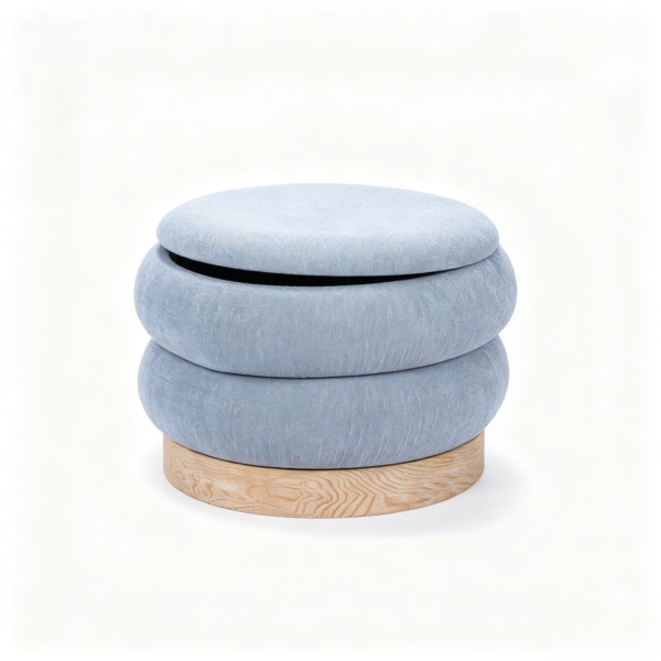 blue gray ottoman 1 modern wood luxury storage stool 2026 blue gray ottoman 1 modern wood luxury storage stool 2026