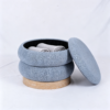 blue gray ottoman 1 modern wood luxury storage stool 2029 blue gray ottoman 1 modern wood luxury storage stool 2029