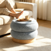 blue gray storage ottoman blue gray storage ottoman