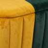 colourful ottoman luxury chair with storage set antique leather bedroom stool 2