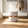 Cover for Storage Ottoman – Best Premium Square Cube Ottoman Slipcover | VICTOR