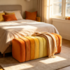 cushioned ottoman luxury chair set