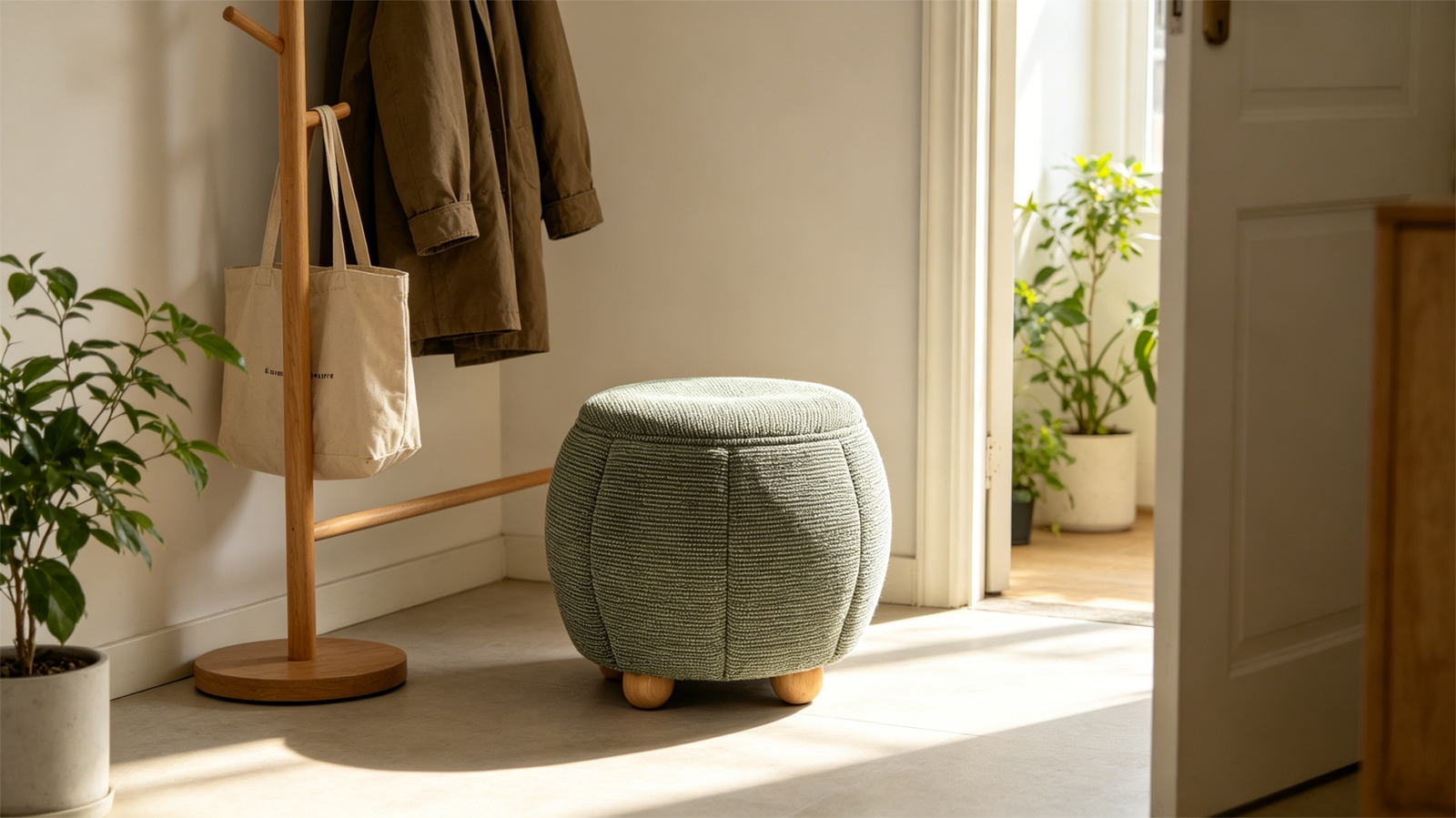 Custom Square Vintage Ottoman