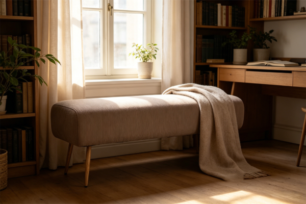 futon ottoman luxury velvet coral footstool wholesale 3