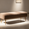 futon ottoman luxury velvet coral footstool wholesale 6