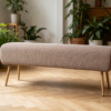futon ottoman luxury velvet coral footstool wholesale 7