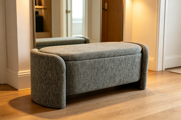 gray storage ottoman modern wood luxury storage stool 2030 gray storage ottoman modern wood luxury storage stool 2030