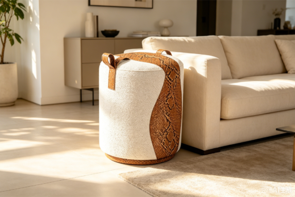 high end ottoman lifestyle photography