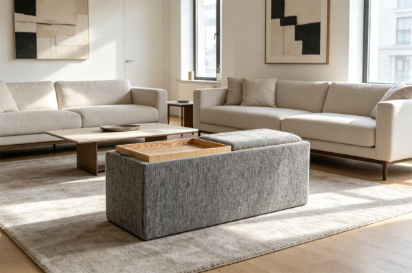 large ottoman with tray 1 modern wood luxury storage stool 2027 large ottoman with tray 1 modern wood luxury storage stool 2027