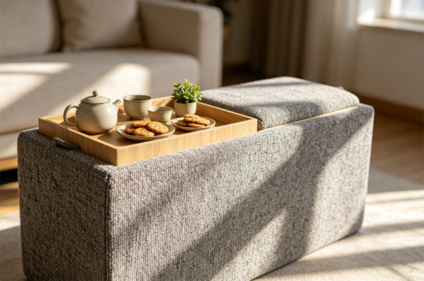 large ottoman with tray 1 modern wood luxury storage stool 2029 large ottoman with tray 1 modern wood luxury storage stool 2029