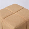 leather ottoman square custom luxury tufted ottoman with embroidery 2029