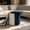 luxury blue velvet navy ottomans for living room 2026 collection wholesale 3