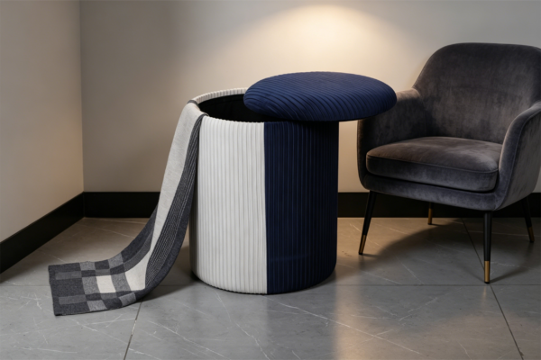 luxury blue velvet navy ottomans for living room 2026 collection wholesale 4