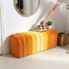 luxury chair cushioned ottoman 2 piece storage set fuzhou victor 4