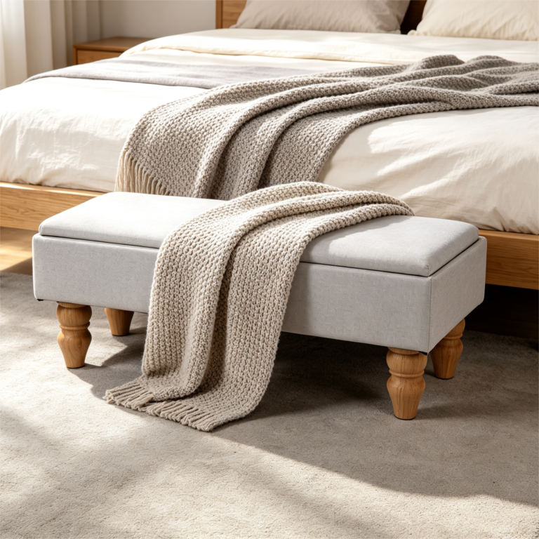 chinese furniture brand luxury chair ottoman with wooden legs
