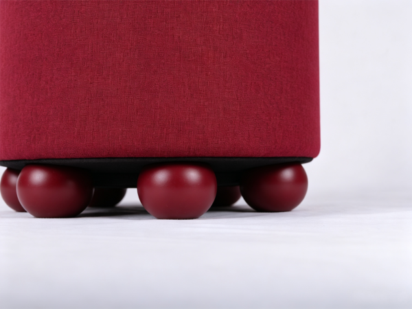 mini ottomans round leather storage ottoman luxury chair 2028