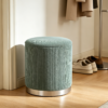 modern round ottoman luxury leather storage stool bench 2028 modern round ottoman luxury leather storage stool bench 2028