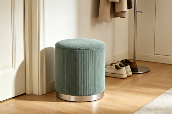 modern round ottoman luxury leather storage stool bench 2028 modern round ottoman luxury leather storage stool bench 2028