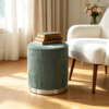 modern round ottoman luxury leather storage stool bench 2029 modern round ottoman luxury leather storage stool bench 2029
