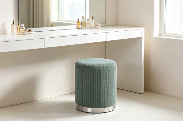 modern round ottoman luxury leather storage stool bench 2031 modern round ottoman luxury leather storage stool bench 2031