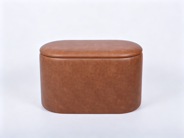 ottoman brown leather storage stool luxury antique vanity bench 2028 ottoman brown leather storage stool luxury antique vanity bench 2028