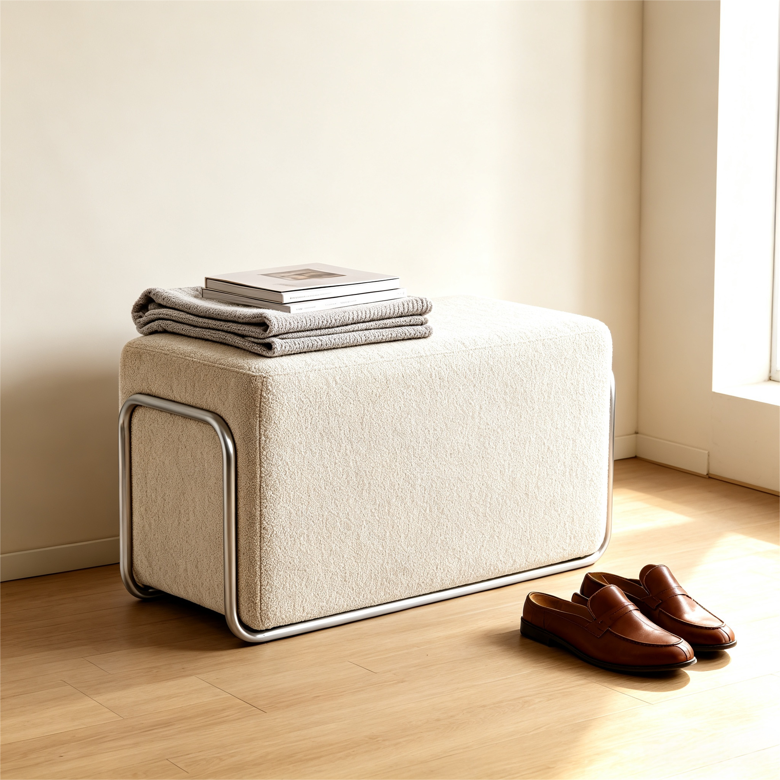 ottoman cubes leather storage stool 1