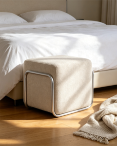 ottoman cubes leather storage stool