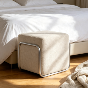 ottoman cubes leather storage stool