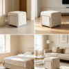 ottoman cubes small pattern leather storage stool bench 2026 ottoman cubes small pattern leather storage stool bench 2026