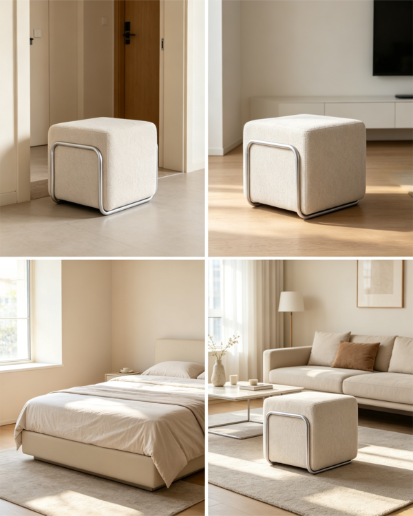 ottoman cubes small pattern leather storage stool bench 2026 ottoman cubes small pattern leather storage stool bench 2026