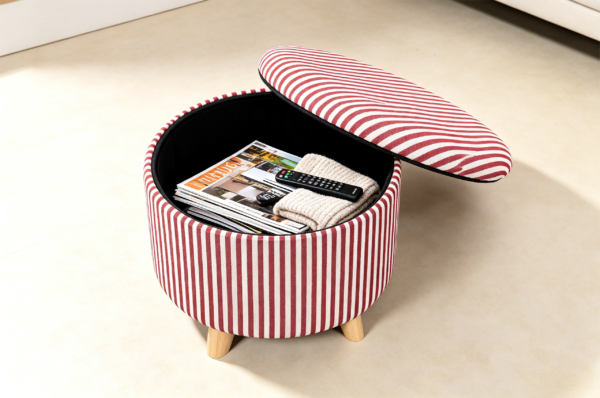 ottoman round large 1 modern luxury leather storage stool 2 ottoman round large 1 modern luxury leather storage stool 2