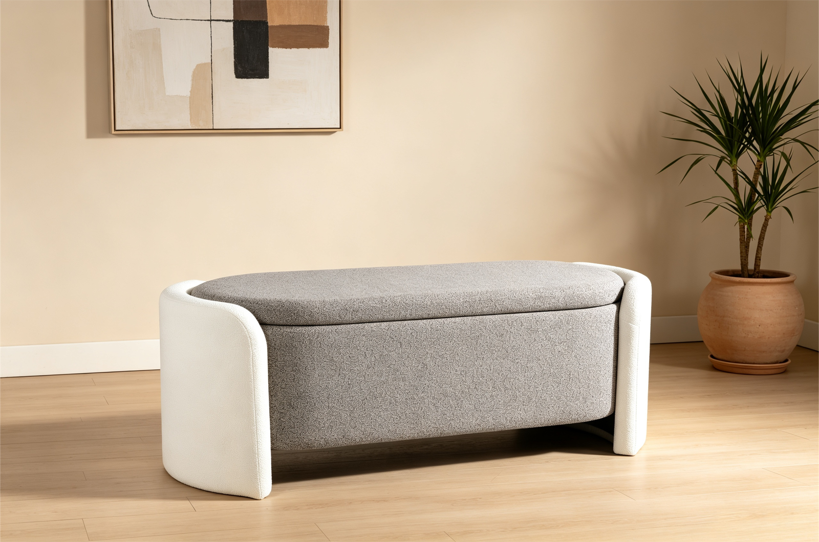 ottoman white storage