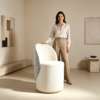 ottoman with back