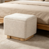 ottoman wood tufted leather round storage ottoman luxury chair 2026 ottoman wood tufted leather round storage ottoman luxury chair 2026